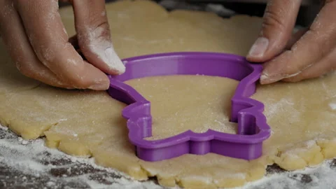 Close-up of cooking cookies Stock Footage 157613989