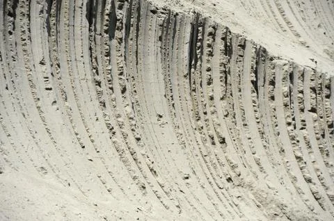 Close-up of copper mine open pit excavation Stock-Fotos