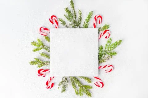 Close-up.Copy space. Simple minimalistic Christmas home decor.New Year's card Stock Photos