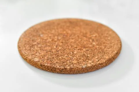 Close up of a cork placemat Stock Photos