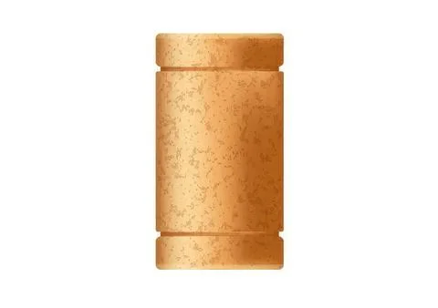 Close-up of a cork stopper on a bottle or container Stock Illustration