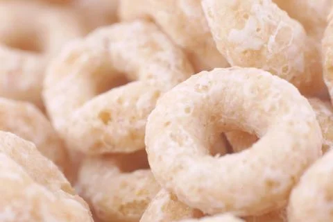 Close-up of cornflakes Stock Photos