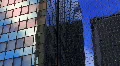 Close-up, corporate buildings, NYC HD Footage
