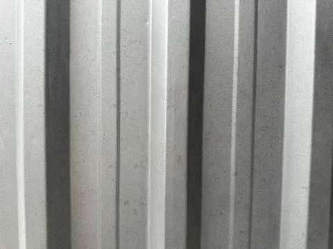 Close-up of corrugated metal surface Stock Photos