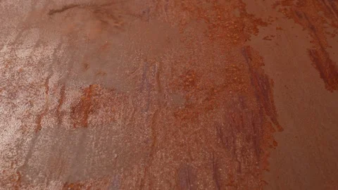 Close Up Of Corten Steel Sheet Stock Footage 308481335