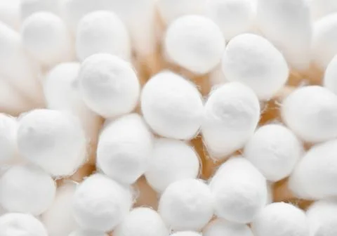 Close up of Cotton Buds Stock Photos