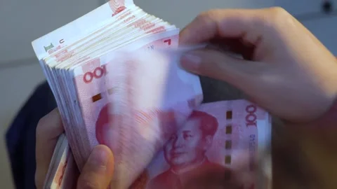 Close up of counting money Stock Footage 150489625
