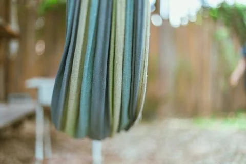 Close up cozy hammock Stock Photos