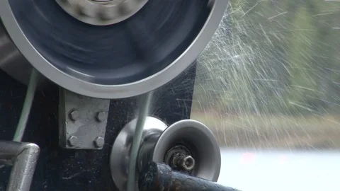 Close Up Crab boat pulley Stock Footage 85535690