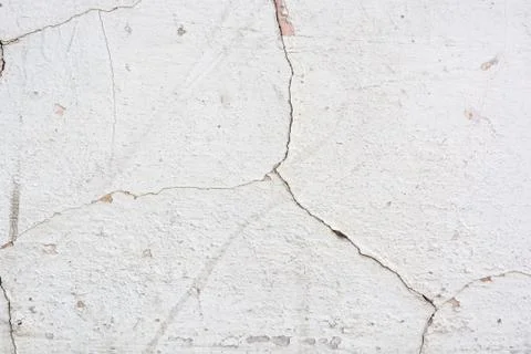 Close up cracked cement plaster texture background Stock Photos