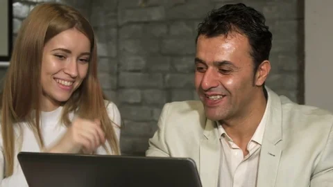 Close up of a creative team working together on the computer at the office Stock Footage 84779126