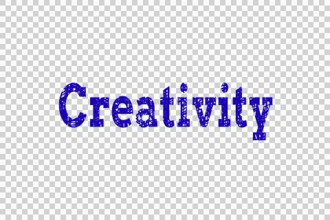 Close up of Creativity text Stock Photos