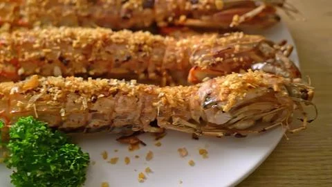 Close-up of crispy fried fish fillets on a plate Stock Photos