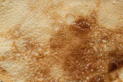 A close-up of a crispy pancake surface as a background, menu, breakfast pre.. Stock Photos