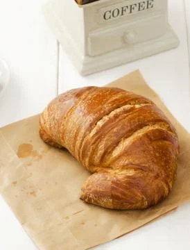 Close up of croissant Stock Photos