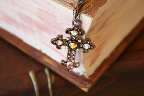 Close up of Cross Foto stock