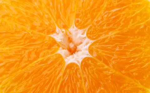 Close up of cross section of orange Stock Photos