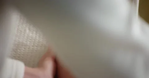Close up of a crying newborn baby lying on its back in a child crib. Stock Footage 167325642