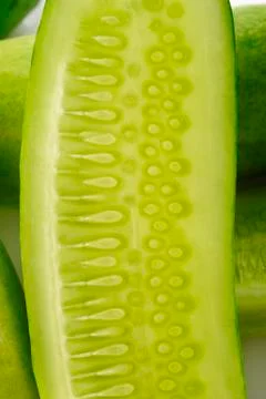 Close up of cucumber Stock Photos