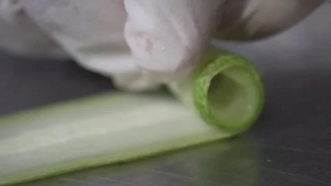 Close Up on a Cucumber roll 스톡 동영상 237205905