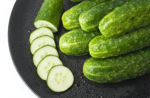 Close-up of Cucumbers Foto stock