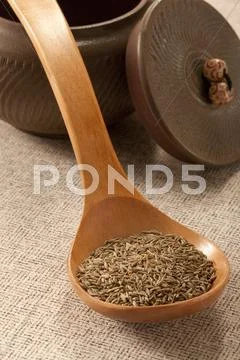 Close-up of cumin Stock Photos