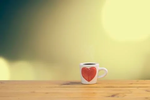 Close up of cup of love Foto stock