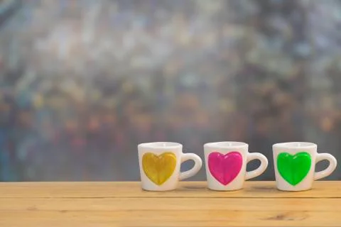 Close up of cup of love Stock Photos