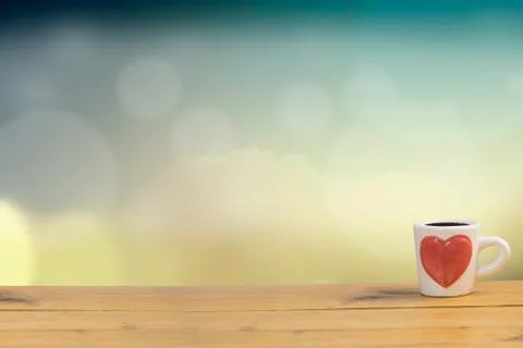 Close up of cup of love Stock Photos