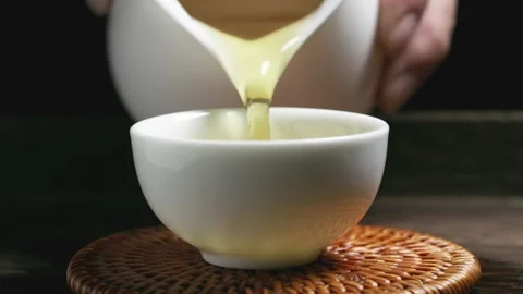 Close-up of a cup of tea Stock Footage 234498708