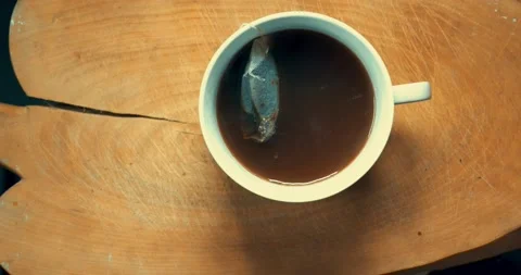 Close up of a cup of tea Video stock 239826791