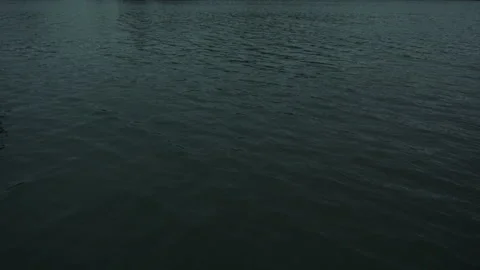 Close up currents moving on a windy lake austin reservoir in texas Stock Footage 251226972