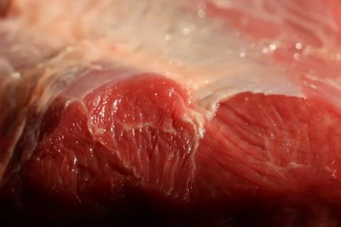 Close up of a cut of reed beef Stock Photos