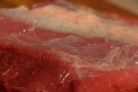 Close up of a cut of reed beef Stock Photos