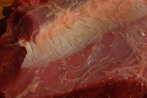 Close up of a cut of reed beef Stock Photos