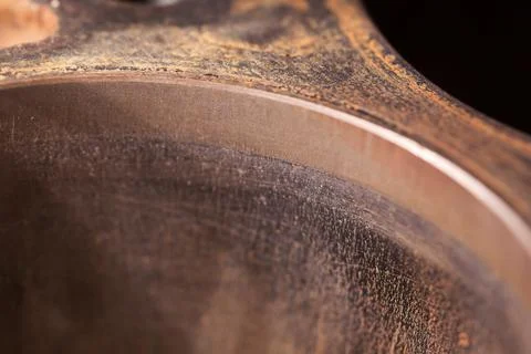 Close-up cylinder of old rusty engine Stock Photos