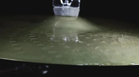 Close up of a cymbal as it is being played Stock Footage 45281323