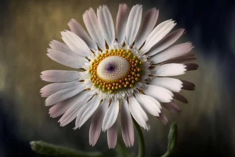 Close-up of a daisy flower Stock Illustration