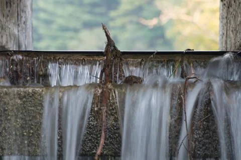Close Up of Dam Spillway Stock Photos