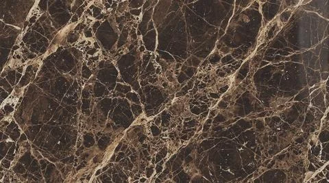 Close Up Dark Brown Marble Texture Surface. Stock Photos