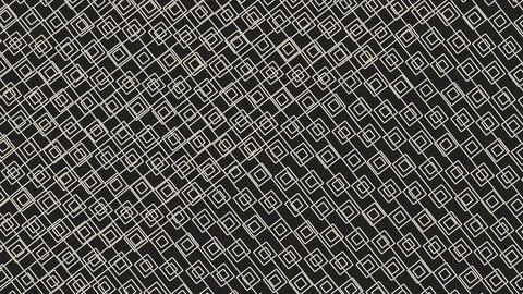 Close up of a dark fabric featuring a repeating cream geometric square patter イラスト素材