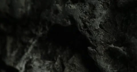 Close-Up of Dark Gray Stone Surface Stock Footage 290766810