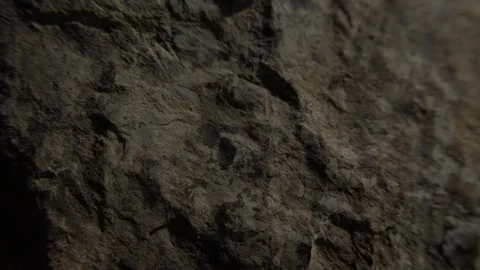 Close-up of Dark Rocky Surface Stock Footage 289844546