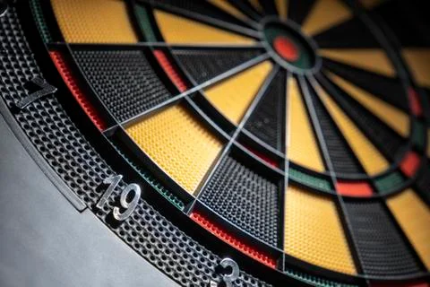 Close up of dartboard Stock Photos