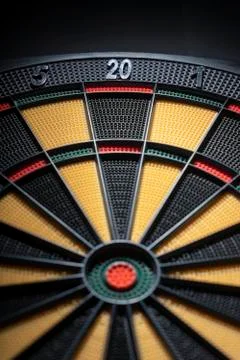Close up of dartboard Stock Photos