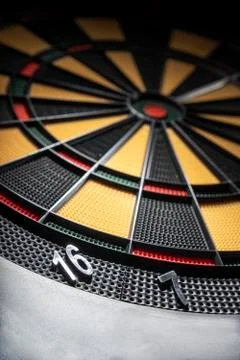 Close up of dartboard Stock Photos