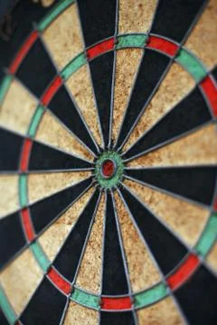 Close-up of dartboard Stock Photos