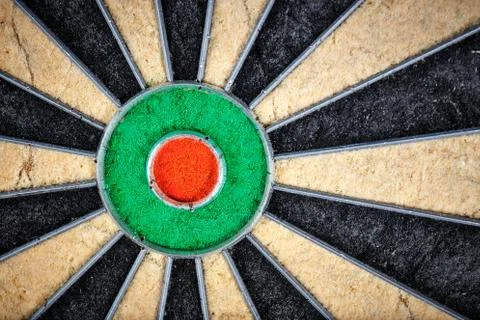 Close up of darts board Stock Photos