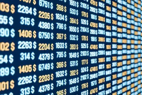 Close up data in a spreadsheet. Close up data in a spreadsheet. Financial... Stock Photos