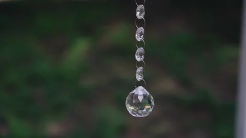 Close-up of the decor on the wedding arch. Shooting a glass decoration up close Stock Footage 294344009